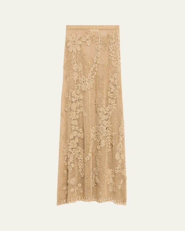 Aria Crochet Knit Skirt